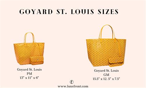 goyard st louis pm measurements